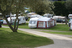 Image: Touring caravans at Bagwell Farm Touring Park, Weymouth, Dorset